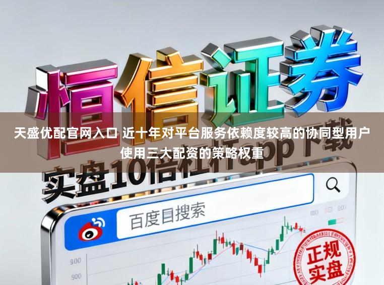 天盛优配官网入口 近十年对平台服务依赖度较高的协同型用户使用三大配资的策略权重
