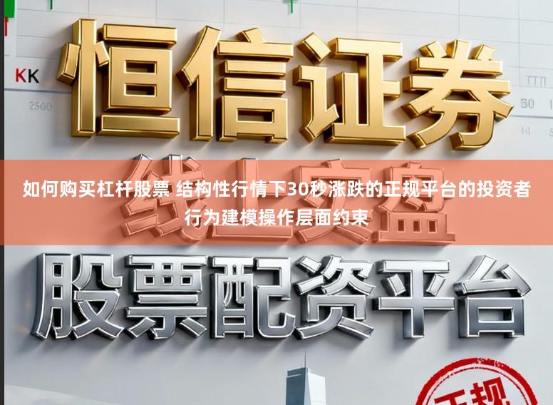 如何购买杠杆股票 结构性行情下30秒涨跌的正规平台的投资者行为建模操作层面约束