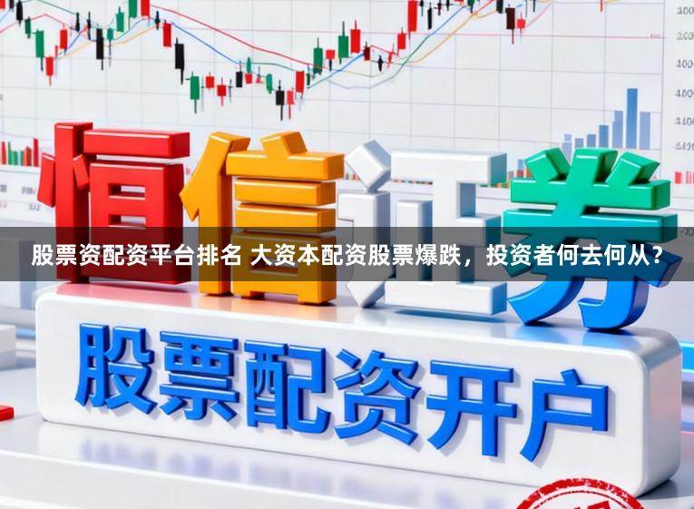 股票资配资平台排名 大资本配资股票爆跌，投资者何去何从？