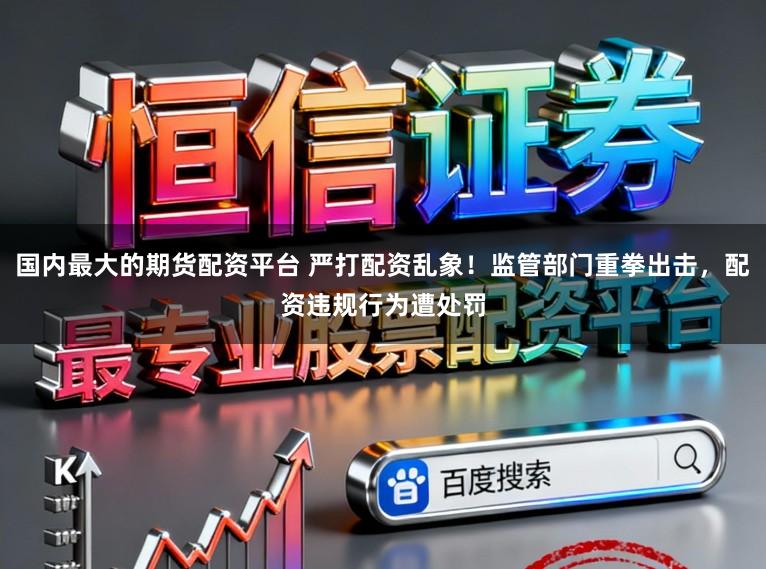 国内最大的期货配资平台 严打配资乱象！监管部门重拳出击，配资违规行为遭处罚