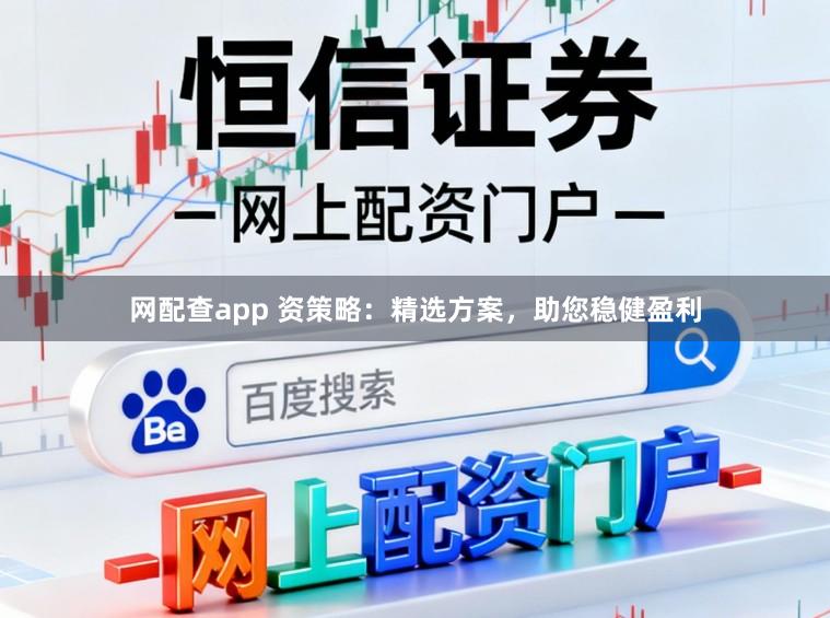 网配查app 资策略：精选方案，助您稳健盈利