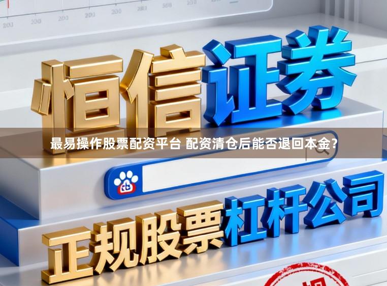 最易操作股票配资平台 配资清仓后能否退回本金？